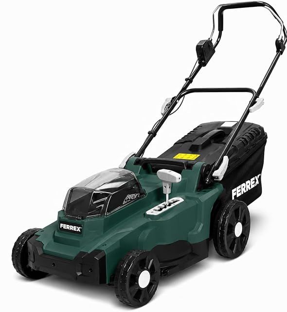 Cortacésped a batería FERREX FS-ARM 4037 con chasis de 37 cm y recogedor de 40 litros