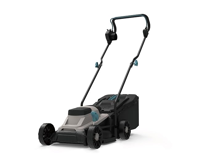 Cortacésped eléctrico con cable NeoKraft NLM1300330 con chasis de 33 cm y manillar plegable