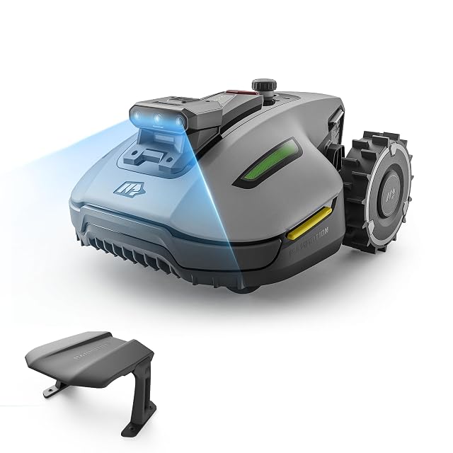Robot cortacésped MAMMOTION YUKA mini 2 500 con tres cámaras y batería extraíble