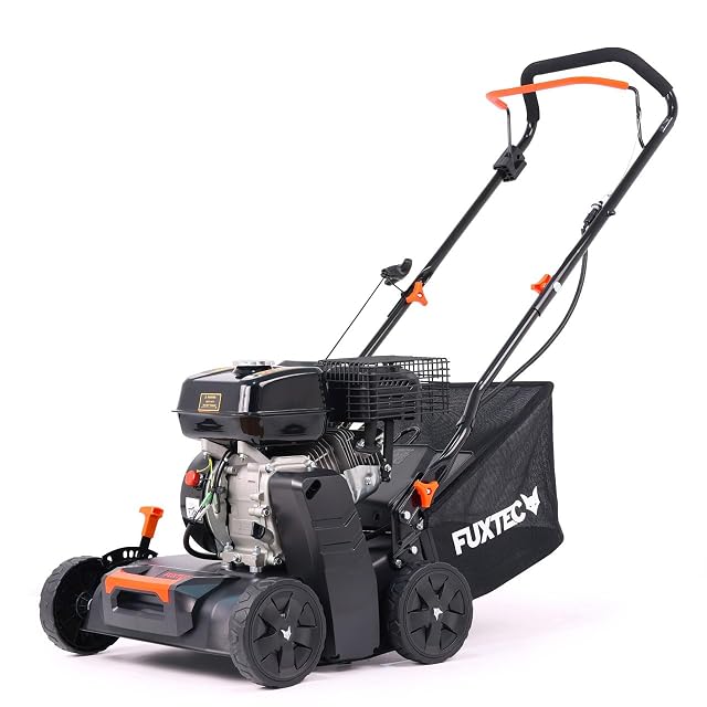 Escarificador de gasolina FUXTEC FX-BV240ECO con 400 mm de anchura de trabajo y carcasa de acero