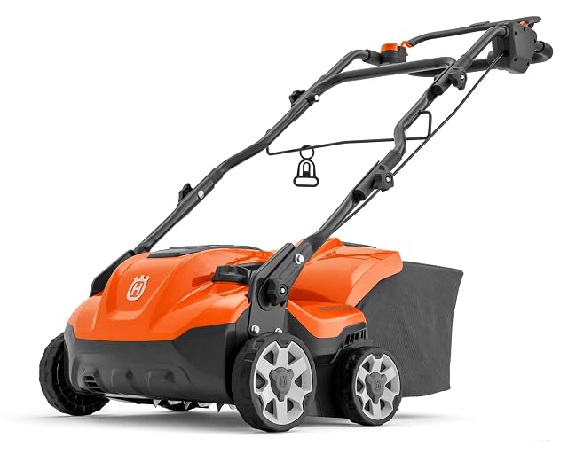 Escarificador y aireador de césped eléctrico con cable Husqvarna S138C